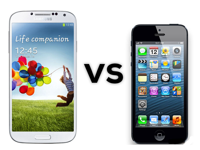 samsung and iphone
